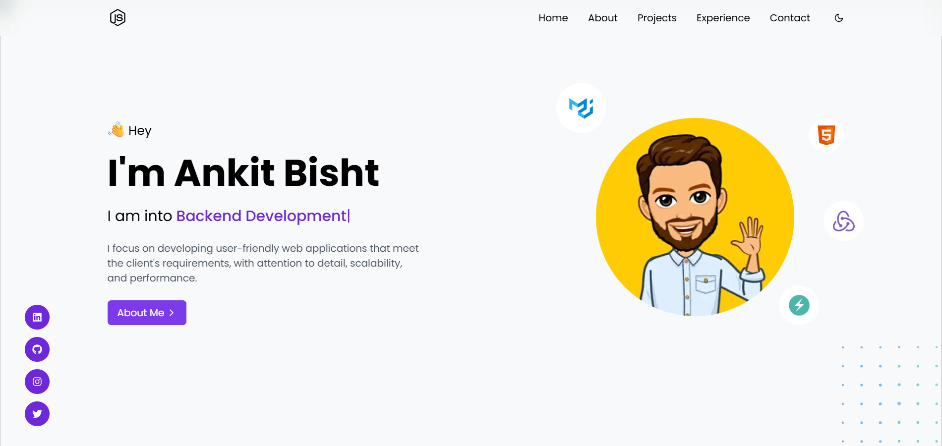 Fork this template on Github